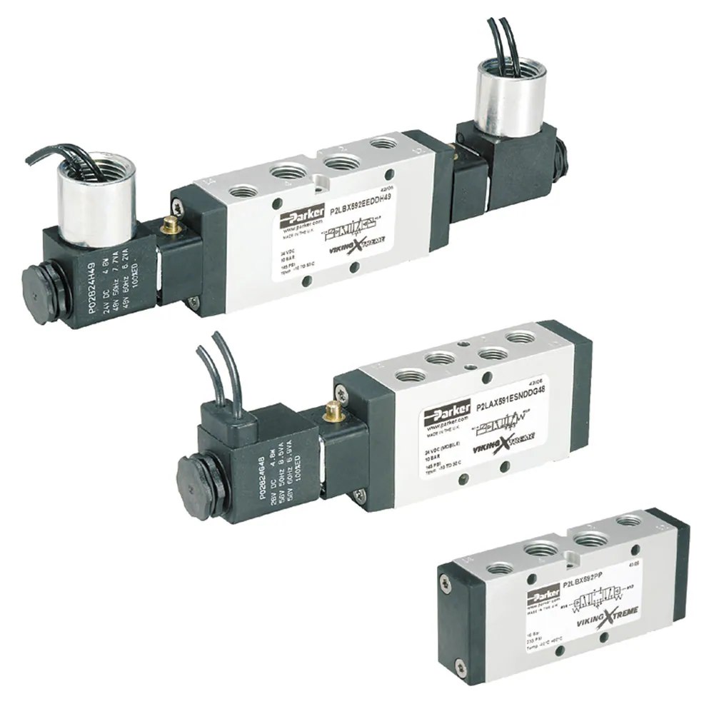 Électrovannes de distribution pneumatique Parker